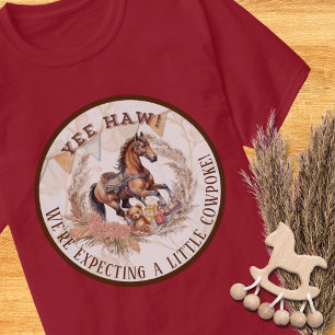 Camiseta Fiesta de Bebé de Caballo Mecedor del Viejo Oeste