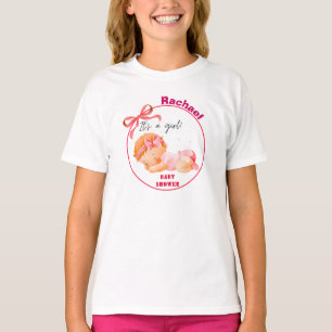 Camiseta Fiesta de Bebé Rosa, Fiesta de Bebé Niña