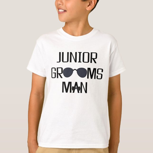 Camiseta Fiesta de Boda Groomsman Junior (Anverso)