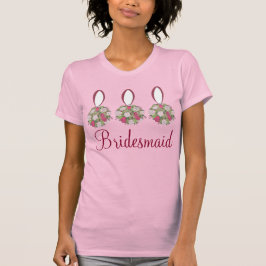 Camiseta Fiesta de boda personalizada Bouquet Bridesmaid Te