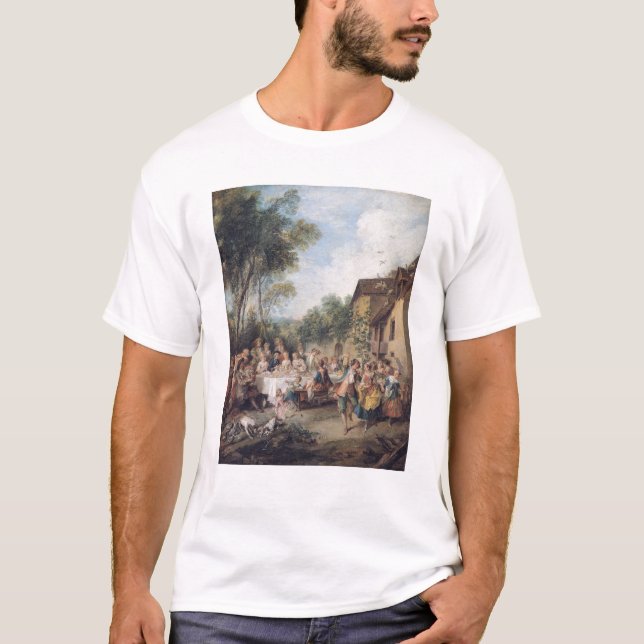 Camiseta Fiesta de bodas en la aldea (Anverso)