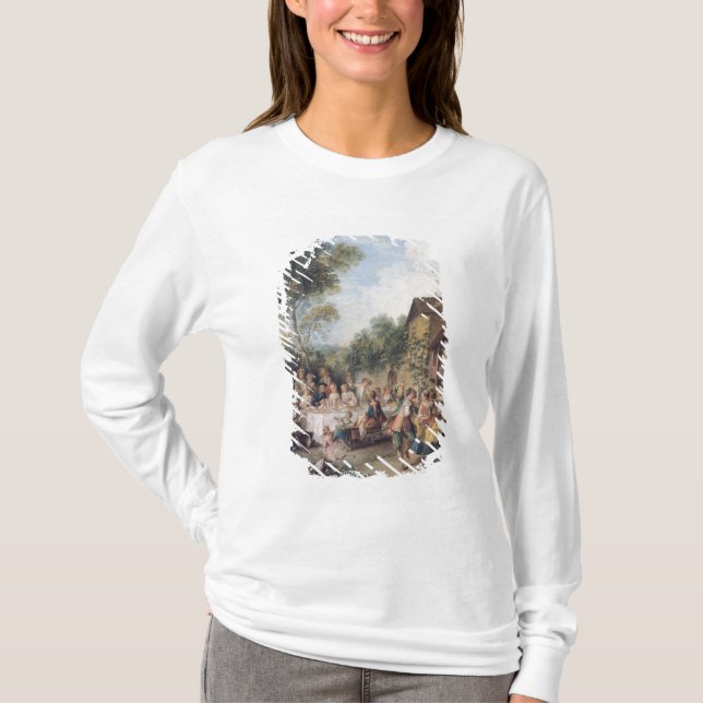 Camiseta Fiesta de bodas en la aldea (Anverso)