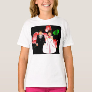 Camiseta Fiesta de bodas III "Chica de flores" T-Shirt Pers