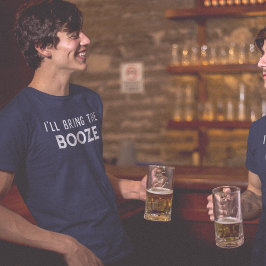 Camiseta Fiesta de bodas "Traeré el booze"
