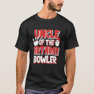 Camiseta Fiesta De Bolas De Cumpleaños Del Tío Del Bowling