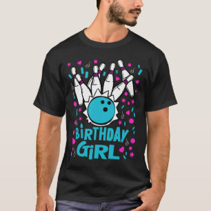 Camiseta Fiesta de boliche Cute Chica de cumpleaños niños p