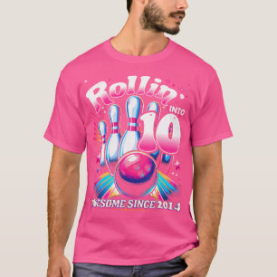 Camiseta Fiesta De Boliche Rollin' 10 Increíble 2014 10º Na