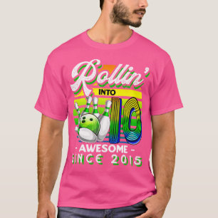 Camiseta Fiesta De Boliche Rollin' 10 Increíble 2015 10º Na