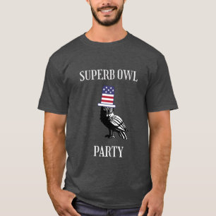 Camiseta fiesta de búho superior