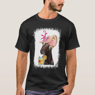 Camiseta Fiesta de Caballos Bebiendo Día de Carreras de Cab