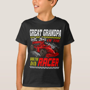 Camiseta Fiesta De Carro De Carrera Gran Abuelo De La Carre