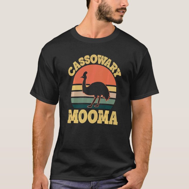 Camiseta Fiesta de Casación Cassowary Mooma Cute (Anverso)