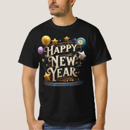 Camiseta Fiesta de Celebración de Año Nuevo