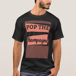 Camiseta Fiesta de celebración de Año Nuevo Champagne Alcoh