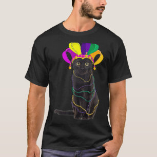 Camiseta Fiesta de Celebración del Martes de Carnaval Gato