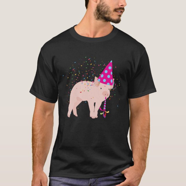 Camiseta Fiesta de cerdos - Animales con Fiesta (Anverso)