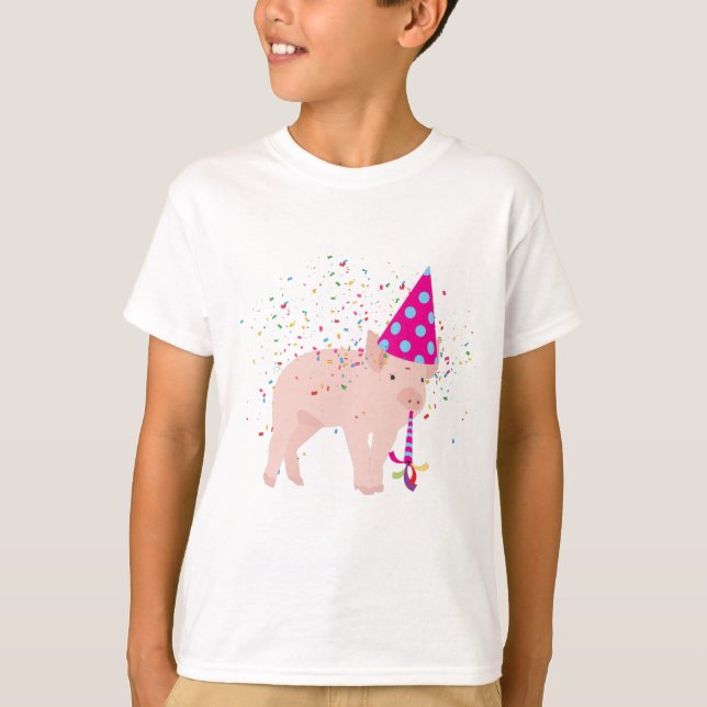 Camiseta Fiesta de cerdos - Animales con Fiesta (Anverso)