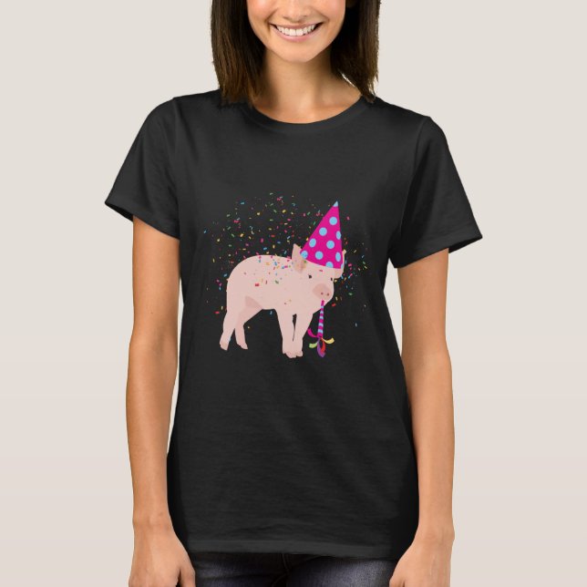 Camiseta Fiesta de cerdos - Animales con Fiesta (Anverso)