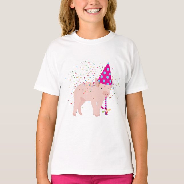 Camiseta Fiesta de cerdos - Animales con Fiesta (Anverso)