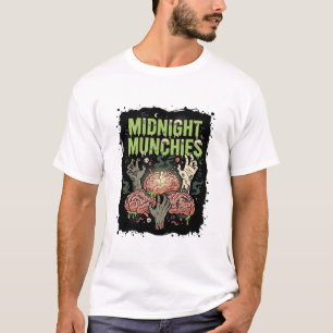 Camiseta Fiesta de Cerebros de Zombie de Halloween
