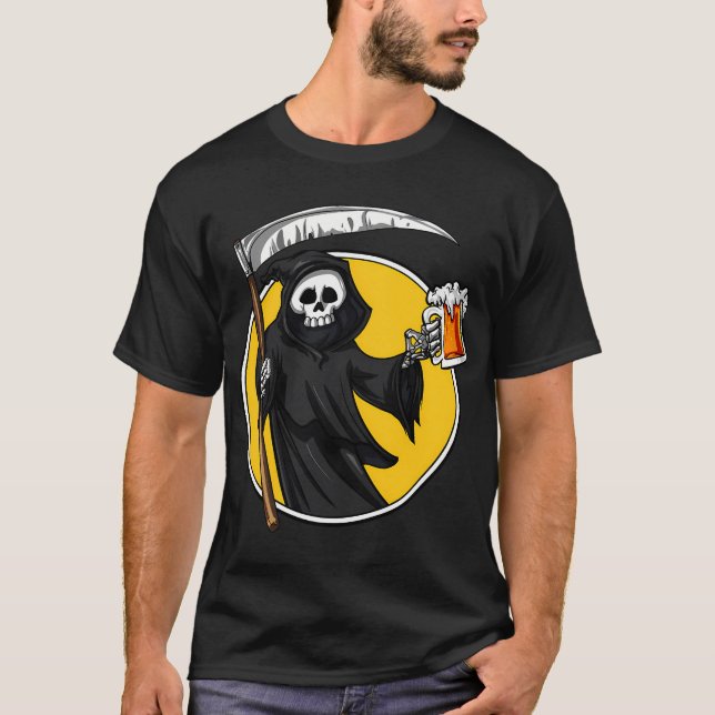 Camiseta Fiesta de Cerveza de la Parca (Anverso)