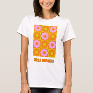 Camiseta Fiesta de Chicas Retro Fiesta de Despedida Novia