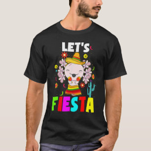 Camiseta Fiesta De Cinco De Mayo Ajolote Mexicano Wa