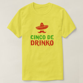 Camiseta Fiesta de Cinco De Mayo - Cinco de Drinko