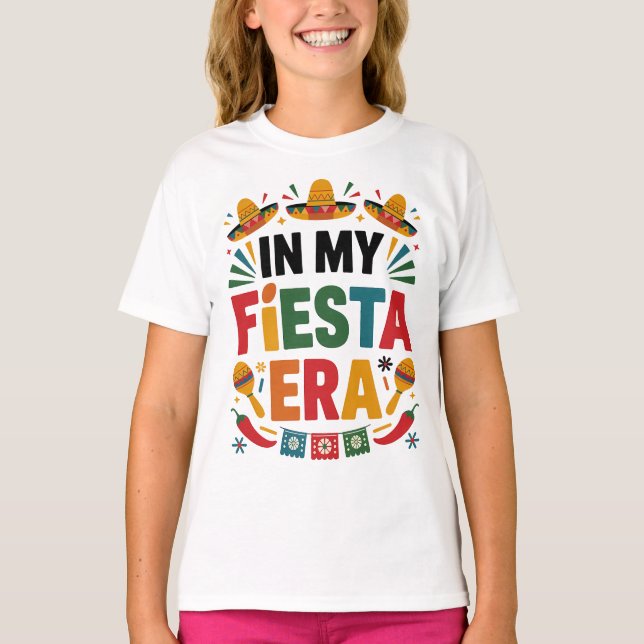 Camiseta Fiesta de Cinco de Mayo con sombrero (Anverso)
