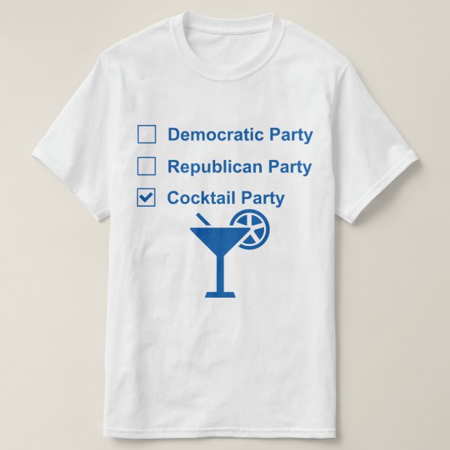 Camiseta Fiesta de cócteles (Diseño del anverso)