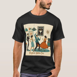 Camiseta Fiesta de Cócteles Es Hora del Martini de Época Mo