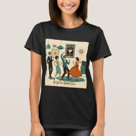 Camiseta Fiesta de Cócteles Es Hora del Martini de la Época