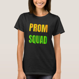 Camiseta Fiesta De Coincidencia De Escuadrones Prom Para Am