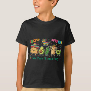 Camiseta Fiesta de Comida Mexicana Kawaii Adorable - Taco B