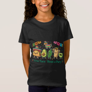 Camiseta Fiesta de Comida Mexicana Kawaii Adorable - Taco B