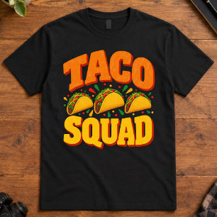 Camiseta Fiesta de Comida Mexicana Taco Squad del Martes de