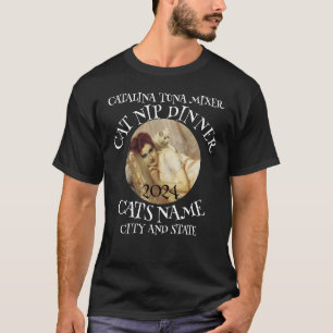 Camiseta Fiesta de comida para gatos con mezcla de atún Cat