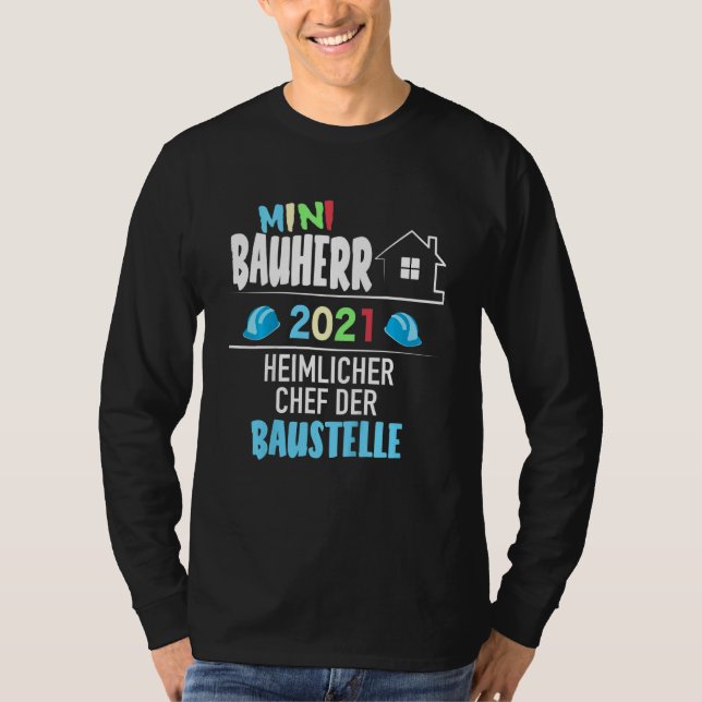 Camiseta Fiesta de compra de ideas para niños Mini Builder  (Anverso)