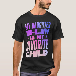 Camiseta Fiesta de compromiso de hija política divertida fa