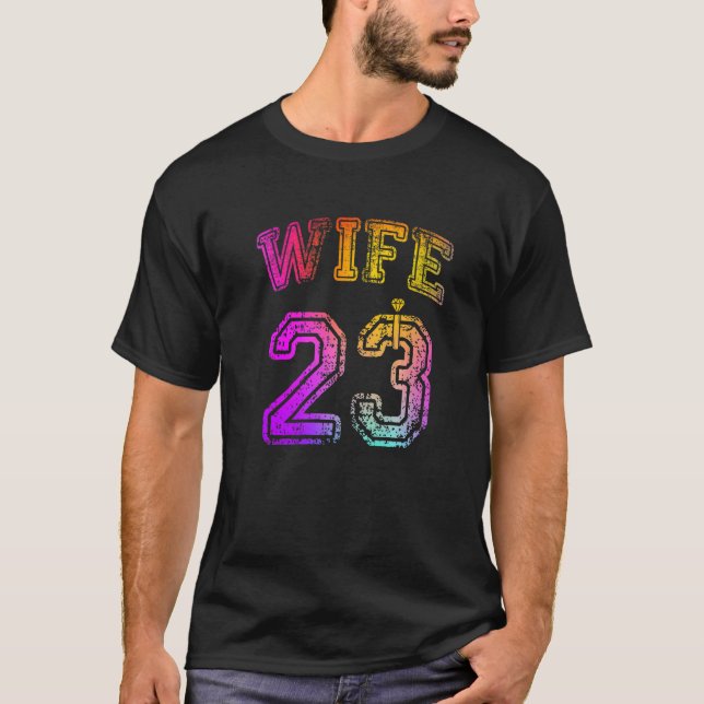Camiseta Fiesta de compromiso de la esposa, esposa a juego  (Anverso)
