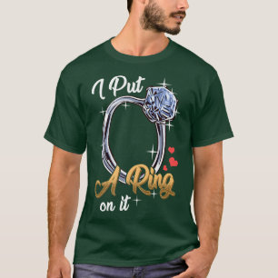 Camiseta Fiesta de compromiso de pareja prometida