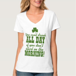 Camiseta Fiesta de consumición del día divertido del St