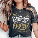 Camiseta Fiesta de correspondencia de Reina Personalizado d<br><div class="desc">Entre en la celebración de cumpleaños con estilo con nuestra Reina Personalizado de Cumpleaños Personalizada Coincidiendo con la Fiesta T-Shirt - ¡la vestimenta perfecta para la reina y su equipo! Estos camisetas de la fiesta de cumpleaños que coinciden con el guión están diseñados para una celebración divertida y de moda,...</div>
