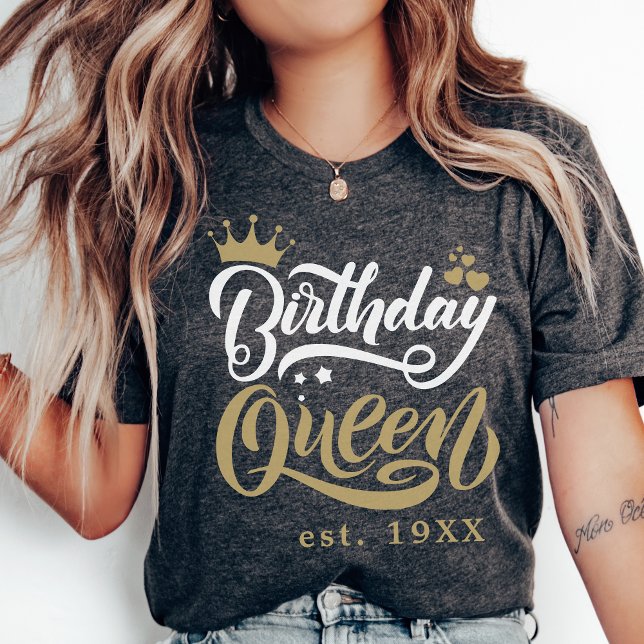 Camiseta Fiesta de correspondencia de Reina Personalizado d (Subido por el creador)
