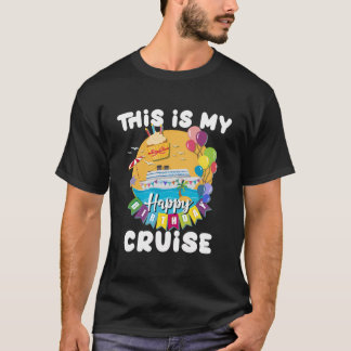 Camiseta Fiesta de crucero en la isla crucero de cumpleaños
