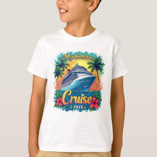 Camiseta Fiesta de cruceros por mi cumpleaños 2025