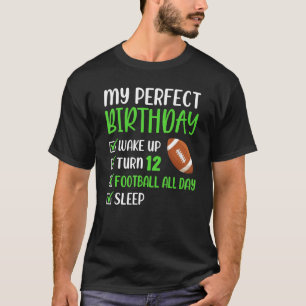 Camiseta Fiesta de cumpleaños 12 años del fútbol americano