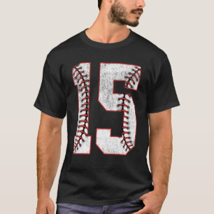 Camiseta Fiesta de cumpleaños 15 años Béisbol de quince año