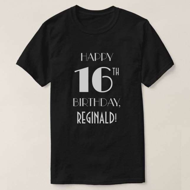 Camiseta Fiesta de cumpleaños 16 - Camisas inspiradas en el (Diseño del anverso)