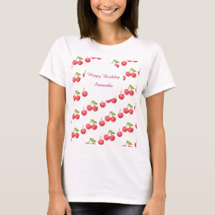 Camiseta Fiesta de cumpleaños 1 Cute Cherry